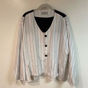 Handmade stripped button up